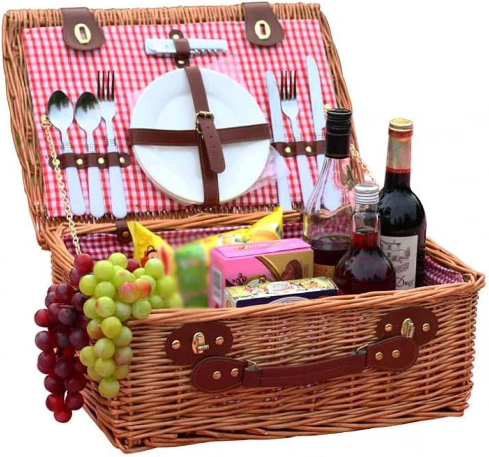Elegant Picnic Basket for 2
