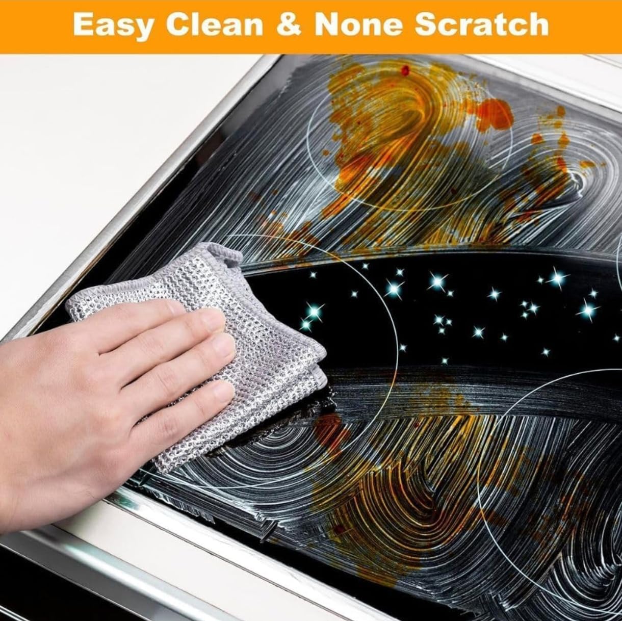 Non-Scratch Dishwashing Scrub Cloth