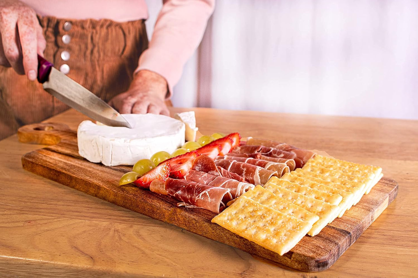 Wood Cutting & Serving Board – Durable Chopping Board
