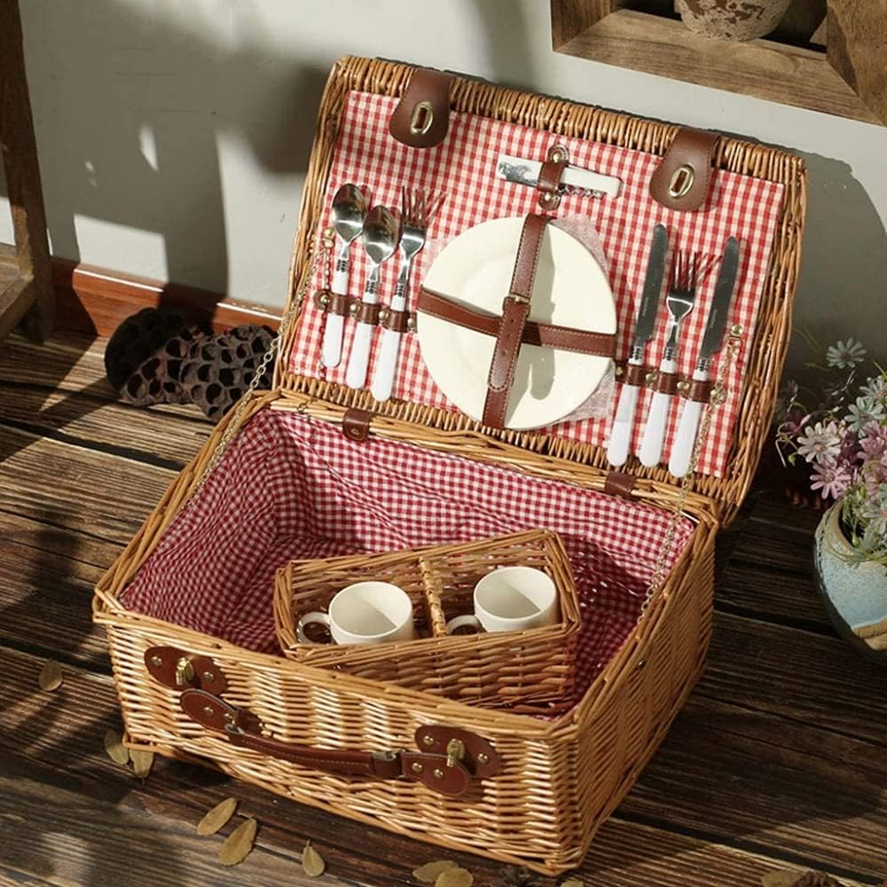 Elegant Picnic Basket for 2