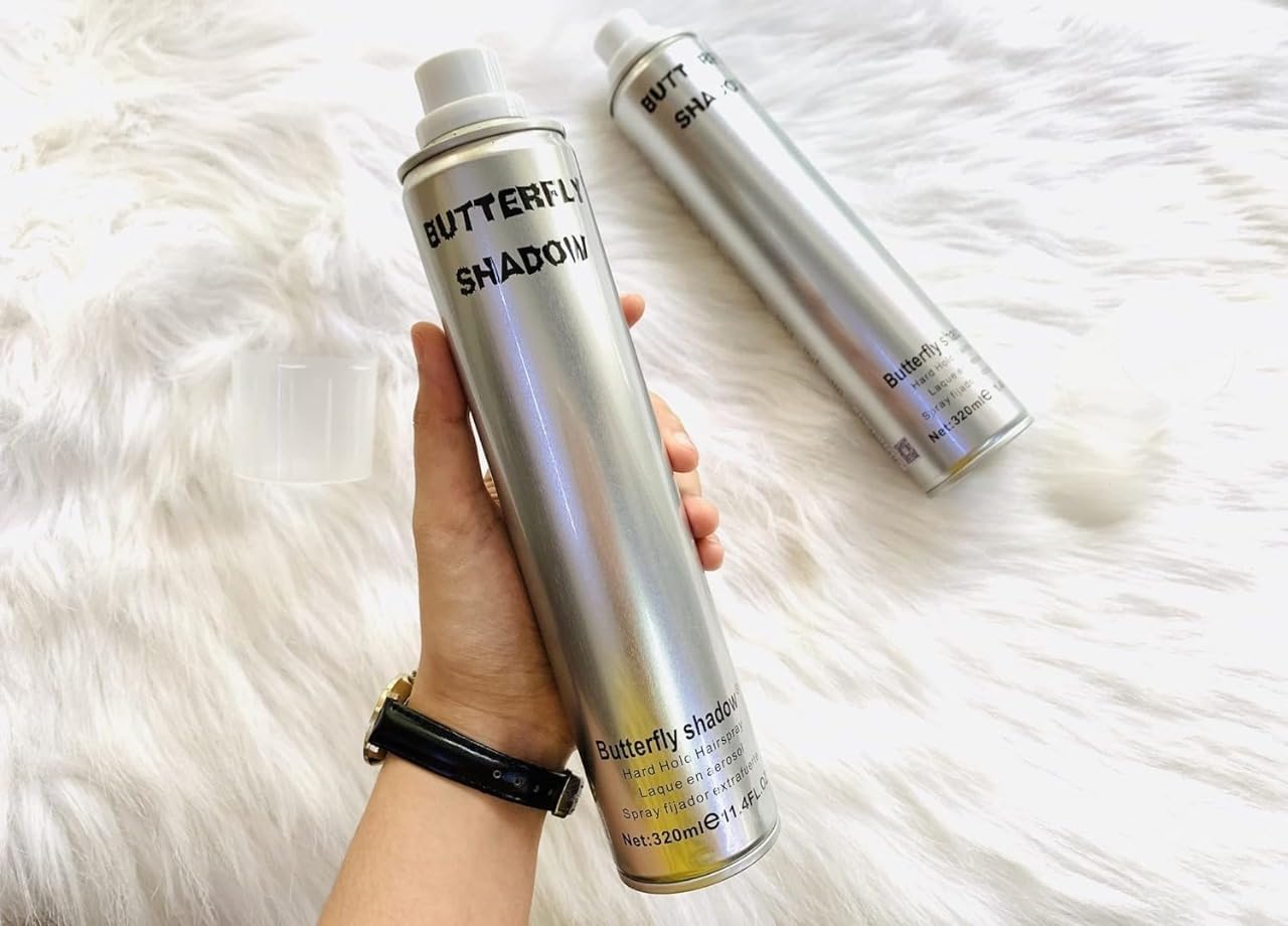 BUTTERFLY HAIR SPRAY (600ML) 4 PC + 1 PC FREE !
