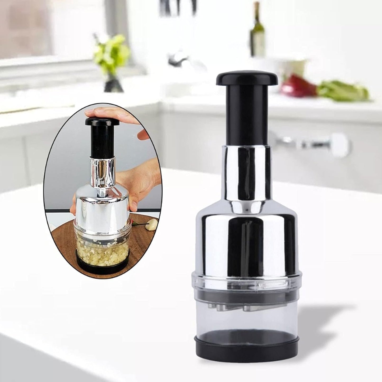 Hand Pressure Cutting Onion Device Manual Vegetable Chopper