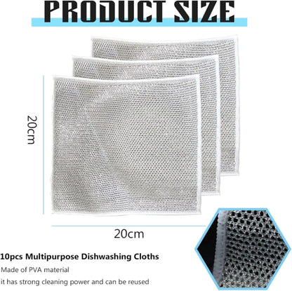 Non-Scratch Dishwashing Scrub Cloth