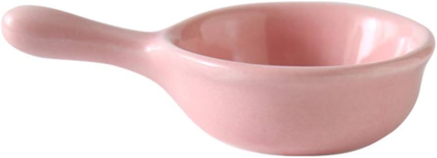 Mini ceramic plates solid color sauce dish