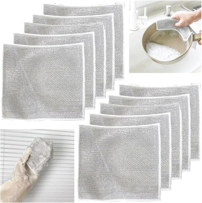 Non-Scratch Dishwashing Scrub Cloth