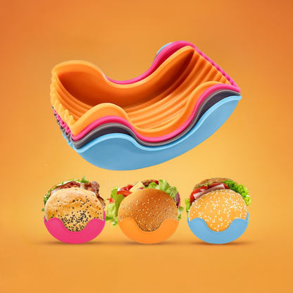 Burger Holders, Reusable 4 PC